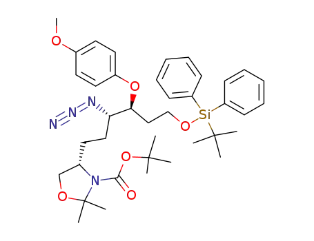 (3S,4S)-3-azido-1-[(4S)-3-(tert-butoxycarbonyl)-2,2-dimethyloxazolidin-4-yl]-6-[(tert-butyldiphenylsilyl)oxy]-4-(4-methoxyphenoxy)hexane