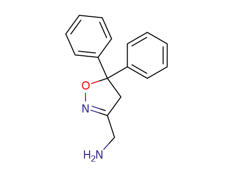 <i>C</i>-(5,5-diphenyl-4,5-dihydro-isoxazol-3-yl)-methylamine