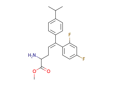 (Z)-2-Amino-5-(2,4-difluoro-phenyl)-5-(4-isopropyl-phenyl)-pent-4-enoic acid methyl ester