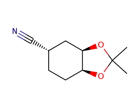 (3aR,5S,7aS)-2,2-Dimethyl-hexahydro-benzo[1,3]dioxole-5-carbonitrile