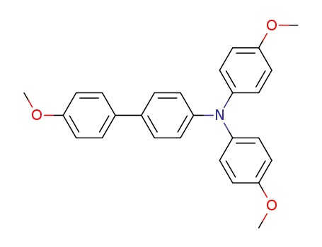 Molecular Structure of 134305-63-8 ([1,1'-Biphenyl]-4-amine, 4'-methoxy-N,N-bis(4-methoxyphenyl)-)