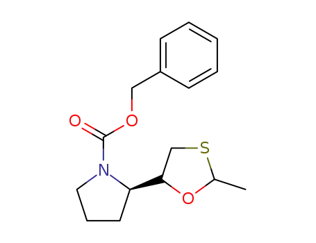 (2R)-phenylmethyl 2-(2-methyl-1,3-oxathiolan-5-yl)pyrrolidine-1-carboxylate