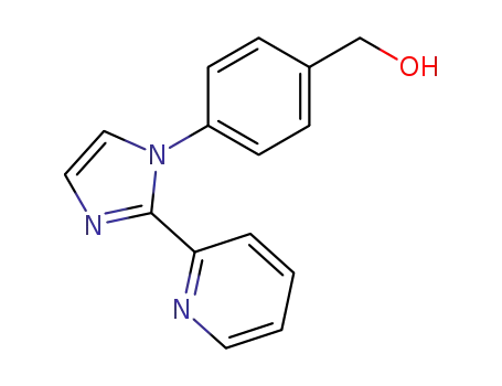 Benzenemethanol, 4-[2-(2-pyridinyl)-1H-imidazol-1-yl]-