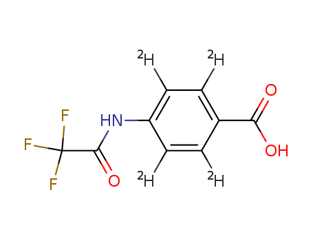 4-(Trifluoroacetylamino)benzoic Acid-d4