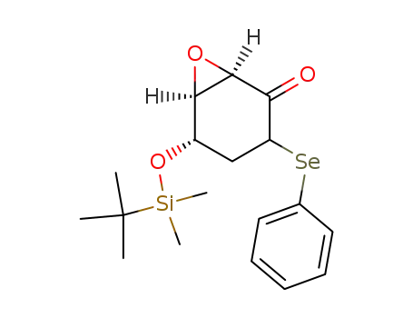 (2R,3S,4S)-4-tert-butyldimethylsilyloxy-2,3-epoxy-6-phenylselenylcyclohexan-1-one