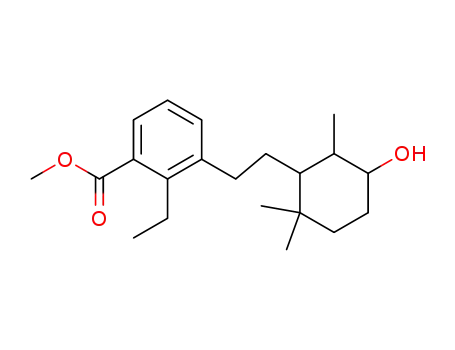 methyl 2-ethyl-3-<2-(5'-hydroxy-2',6',6'-trimethylcyclohexyl)ethyl>benzoate