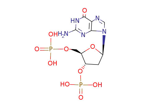 Molecular Structure of 16174-59-7 (2'-deoxyguanosine 3',5'-diphosphate)