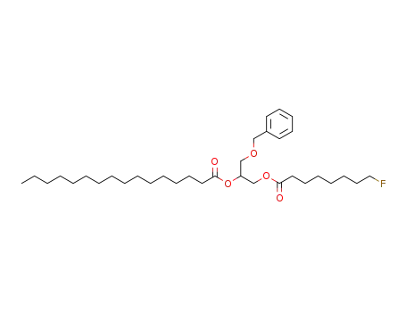 3-O-benzyl-1-(8-fluorooctanoyl)-2-palmitoylglycerol