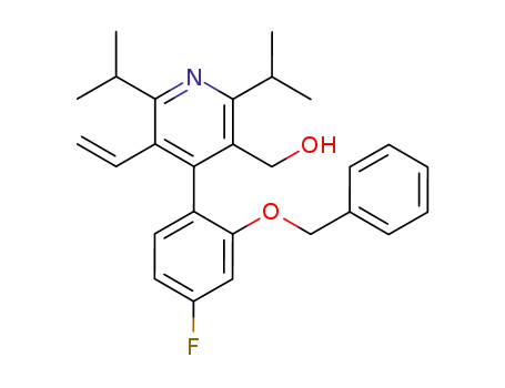[4-(2-benzyloxy-4-fluoro-phenyl)-2,6-diisopropyl-5-vinyl-pyridin-3-yl]-methanol