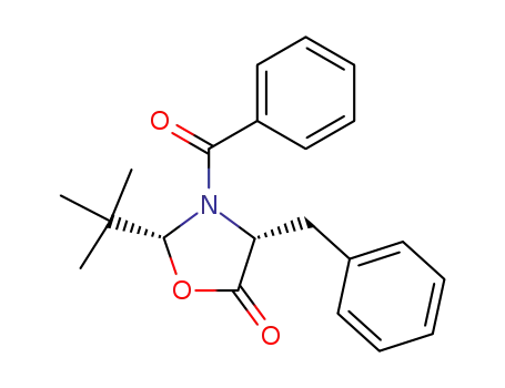 5-Oxazolidinone, 3-benzoyl-2-(1,1-dimethylethyl)-4-(phenylmethyl)-,
(2R,4R)-