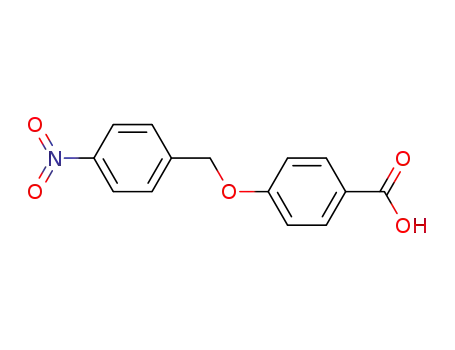 Molecular Structure of 62290-39-5 (Benzoic acid, 4-[(4-nitrophenyl)methoxy]-)
