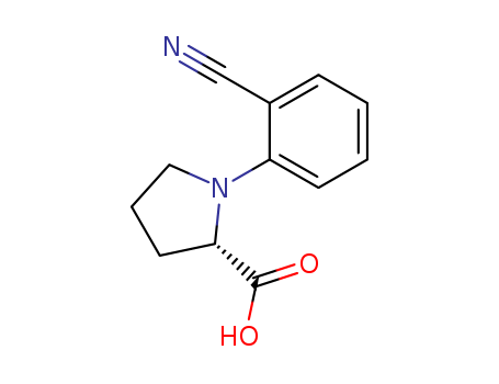 1-(2-Cyanophenyl)pyrrolidine-2-carboxylic acid