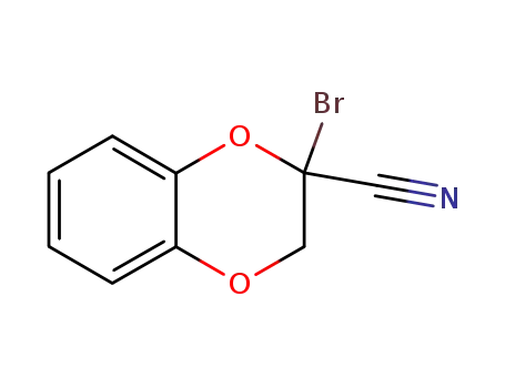 1,4-Benzodioxin-2-carbonitrile, 2-bromo-2,3-dihydro-