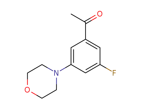Ethanone, 1-[3-fluoro-5-(4-morpholinyl)phenyl]-