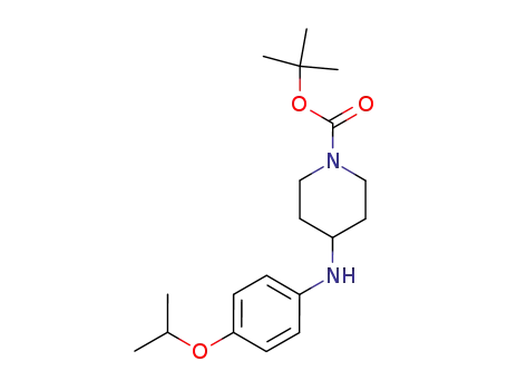 4-(4-isopropoxy-phenylamino)-piperidine-1-carboxylic acid <i>tert</i>-butyl ester