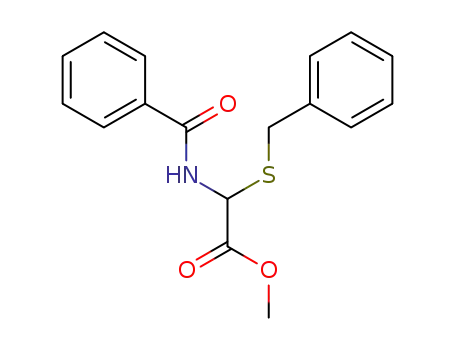 N-benzoyl-α-benzylthioglycine methyl ester