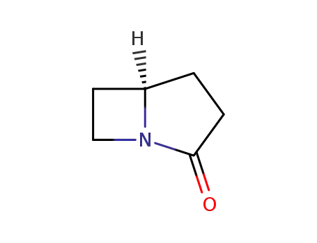 Molecular Structure of 477585-78-7 (1-Azabicyclo[3.2.0]heptan-2-one, (5R)-)