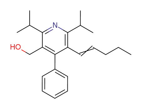 [2,6-Diisopropyl-5-((E)-pent-1-enyl)-4-phenyl-pyridin-3-yl]-methanol