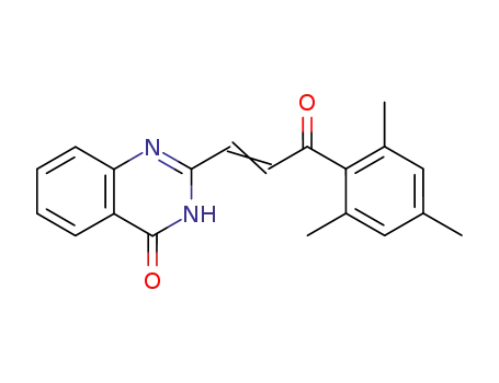 2-[3-oxo-3-(2,4,6-trimethyl-phenyl)-propenyl]-3<i>H</i>-quinazolin-4-one
