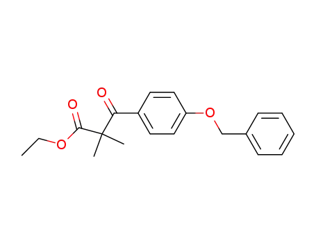 3-(4-benzyloxy-phenyl)-2,2-dimethyl-3-oxo-propionic acid ethyl ester