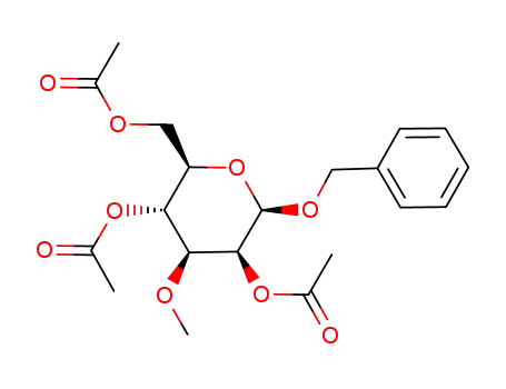 benzyl 2,4,6-tri-O-acetyl-3-O-methyl-β-D-mannopyranoside