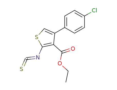 4-(4-Chloro-phenyl)-2-isothiocyanato-thiophene-3-carboxylic acid ethyl ester