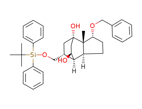 (3R,3aS,4S,6S,7S,7aS,8R)-3-Benzyloxy-8-(tert-butyl-diphenyl-silanyloxymethyl)-3a-methyl-octahydro-4,7-ethano-indene-4,6-diol