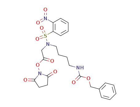 [(4-benzyloxycarbonylamino-butyl)-(2-nitro-benzenesulfonyl)-amino]-acetic acid 2,5-dioxo-pyrrolidin-1-yl ester
