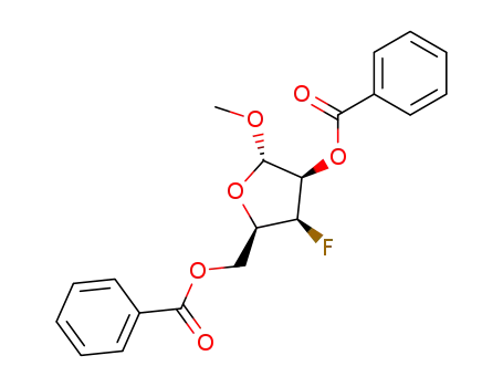 methyl 2,5-di-O-benzoyl-3-deoxy-3-fluoro-α-D-lyxofuranoside