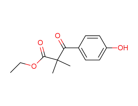 3-(4-hydroxy-phenyl)-2,2-dimethyl-3-oxo-propionic acid ethyl ester