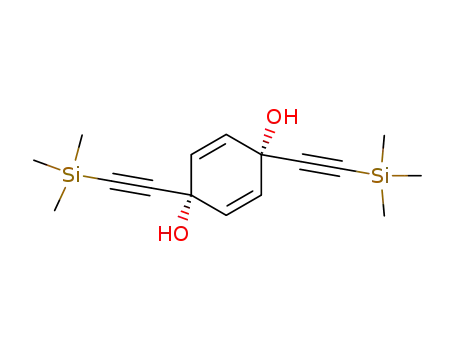 cis-1,4-bis(trimethylsilylethynyl)cyclohexa-2,5-dien-1,4-diol