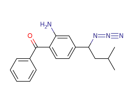 [2-Amino-4-(1-azido-3-methyl-butyl)-phenyl]-phenyl-methanone