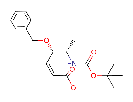 methyl (2Z,4S,5S)-5-[(tert-butyloxycarbonyl)amino]-4-(benzyloxy)-2-hexenoate