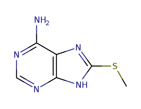 1H-Purin-6-amine, 8-(methylthio)-