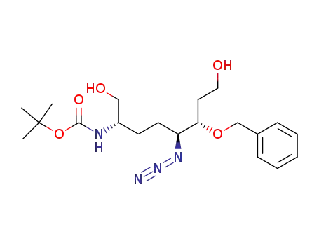 (2S,5S,6S)-5-azido-6-benzyloxy-2-[(tert-butoxycarbonyl)amino]octan-1,8-diol