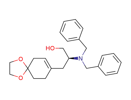 (2S)-2-(N,N-dibenzylamino)-3-(4-oxocyclohex-1-enyl)propanol ethylene acetal