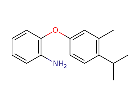 Molecular Structure of 1036552-97-2 (2-(4-isopropyl-3-methyl-phenoxy)-phenylamine)