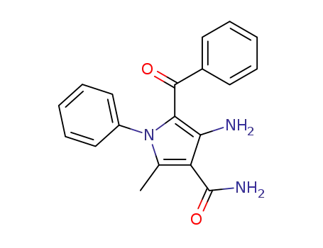3-amino-2-benzoyl-4-carbamoyl-5-methyl-1-phenylpyrrole