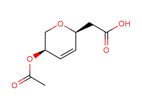 (2R-cis)-5-acetoxy-5,6-dihydro-2H-pyran-2-acetic acid