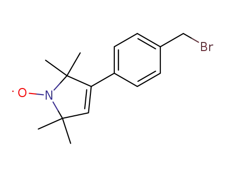 Molecular Structure of 505092-67-1 (1H-Pyrrol-1-yloxy,
3-[4-(bromomethyl)phenyl]-2,5-dihydro-2,2,5,5-tetramethyl-)