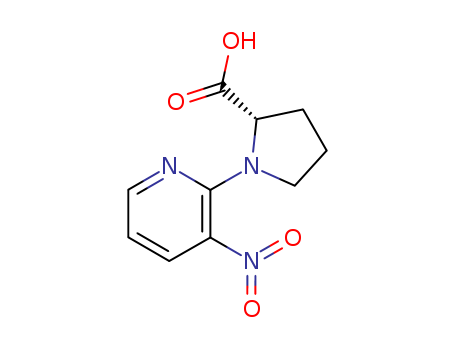 1-(3-Nitro-2-pyridinyl)-2-pyrrolidine-carboxylic acid