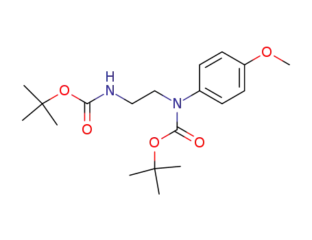 Carbamic acid,
[2-[[(1,1-dimethylethoxy)carbonyl]amino]ethyl](4-methoxyphenyl)-,
1,1-dimethylethyl ester