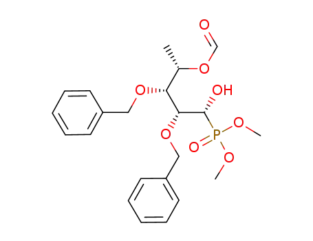 2,3-di-O-benzyl-5-deoxy-1-dimethylphosphonyl-4-O-formyl-L-fucose