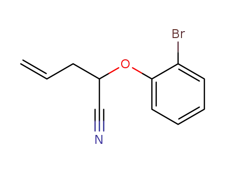 2-(o-bromophenoxy)-4-pentenenitrile