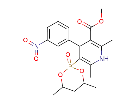 5-(4,6-Dimethyl-2-oxo-2λ<sup>5</sup>-[1,3,2]dioxaphosphinan-2-yl)-2,6-dimethyl-4-(3-nitro-phenyl)-1,4-dihydro-pyridine-3-carboxylic acid methyl ester