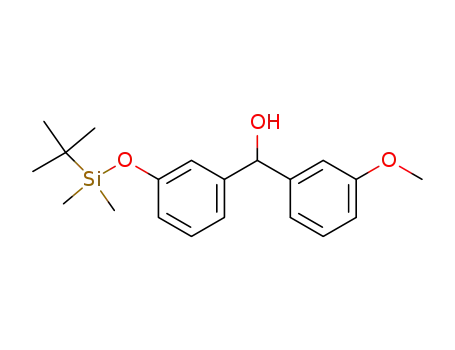 Benzenemethanol,
3-[[(1,1-dimethylethyl)dimethylsilyl]oxy]-a-(3-methoxyphenyl)-