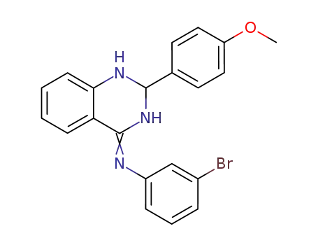 (3-bromo-phenyl)-[2-(4-methoxy-phenyl)-2,3-dihydro-1<i>H</i>-quinazolin-4-ylidene]-amine