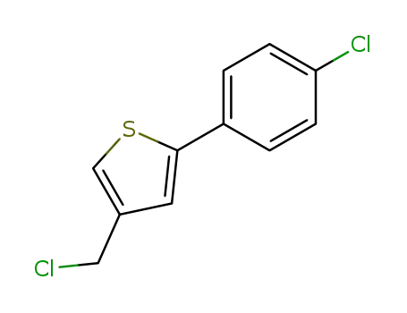 Thiophene, 4-(chloromethyl)-2-(4-chlorophenyl)-