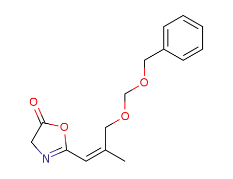 5(4H)-Oxazolone,
2-[(1Z)-2-methyl-3-[(phenylmethoxy)methoxy]-1-propenyl]-