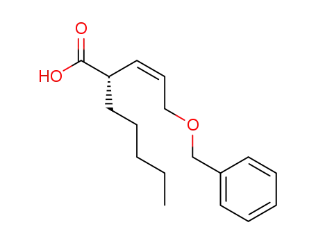 (S)-2-((Z)-3-Benzyloxy-propenyl)-heptanoic acid